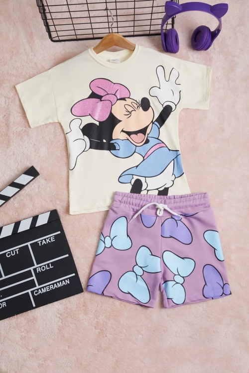 Kız Çocuk Şortlu Takım 15514