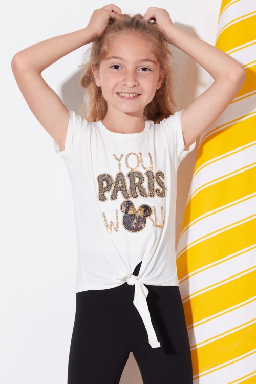 Kız Çocuk T-shirt 14514 4809