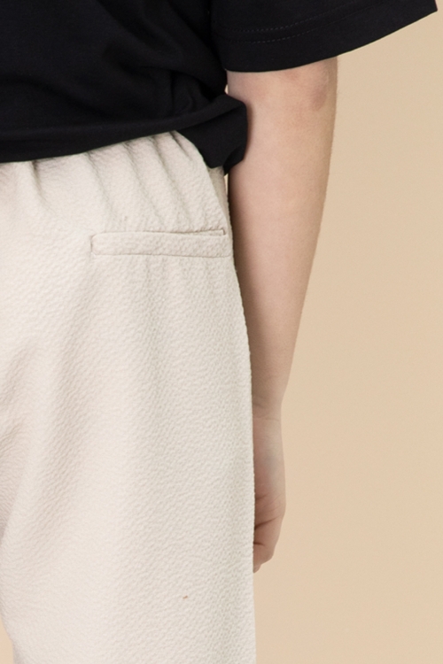 Krem Duble Paça Erkek Çocuk Jogger Kumaş Pantolon 20053