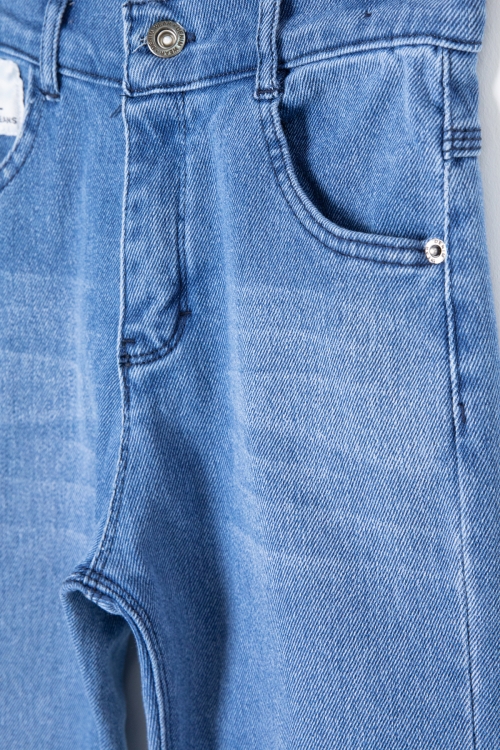 Mavi Cebi Arma Detaylı Erkek Çocuk Jean Pantolon 20357