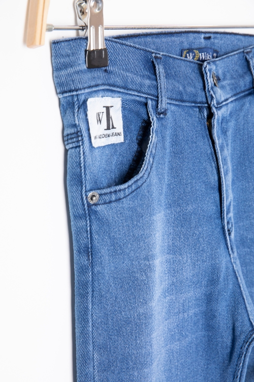 Mavi Cebi Arma Detaylı Erkek Çocuk Jean Pantolon 20357