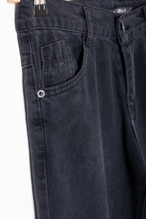 Siyah Erkek Çocuk Slim Fit Jean Pantolon 20061