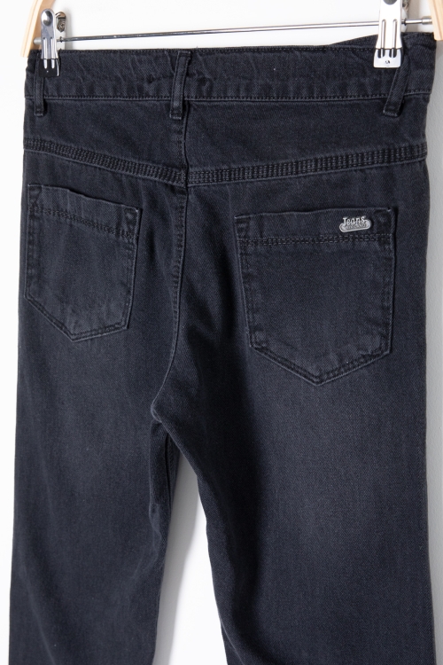 Siyah Erkek Çocuk Slim Fit Jean Pantolon 20061