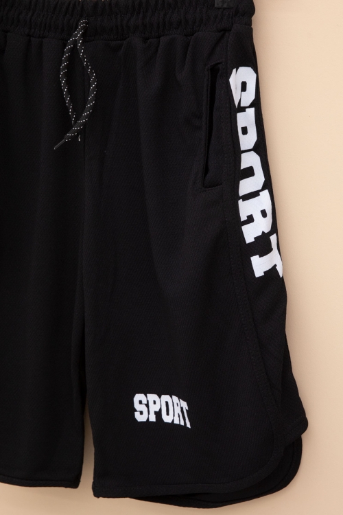 Erkek Çocuk Sport Yazı Baskılı Şortlu Takım 21174