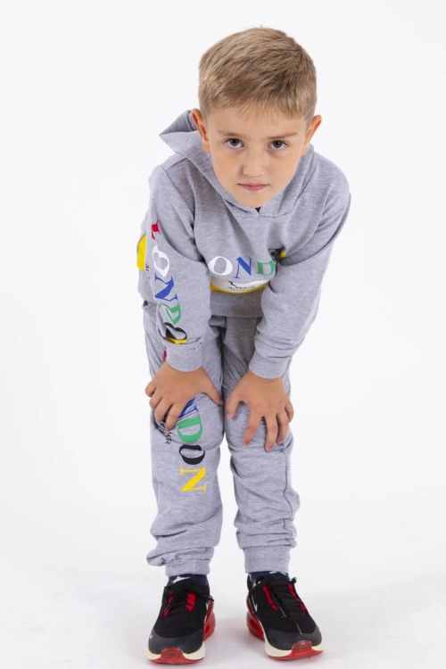 Erkek Çocuk Takımı London Yazı Baskılı