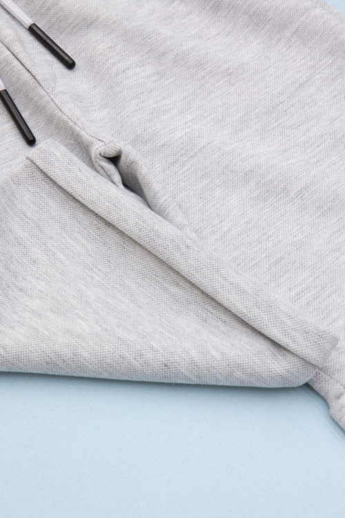 Gri Beli Lastikli Jogger Kumaş Basic Erkek Çocuk Şort 21157