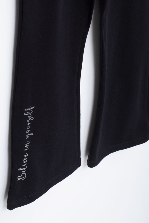 Kiremit Ayıcık Baskılı İspanyol Paça Pantolonlu Kız Çocuk Takım 19052