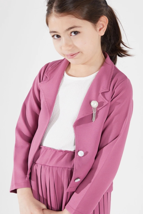 Kız Çocuk Etekli Takım 15057