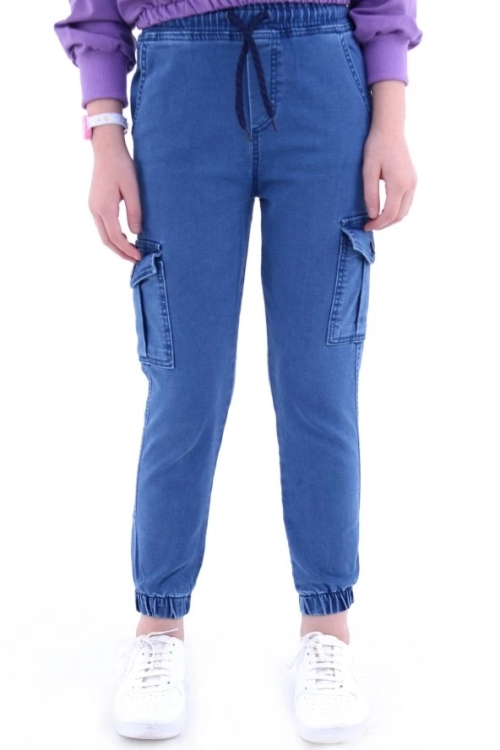 Kız Çocuk Jean Pantolon 4118-2