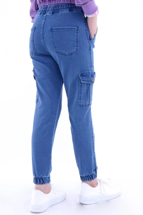Kız Çocuk Jean Pantolon 4118-2