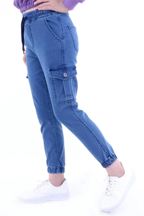 Kız Çocuk Jean Pantolon 4118-2