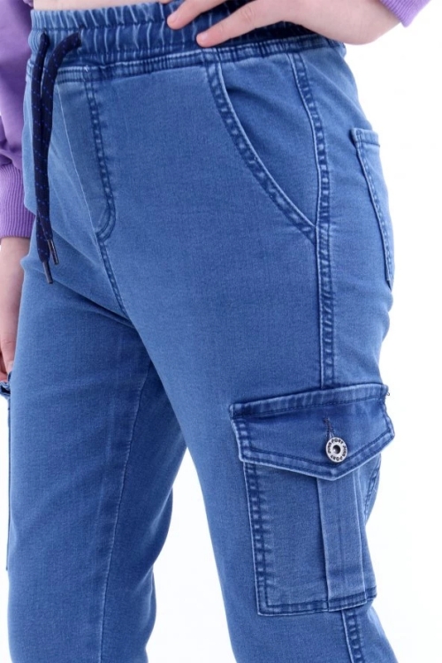 Kız Çocuk Jean Pantolon 4118-2