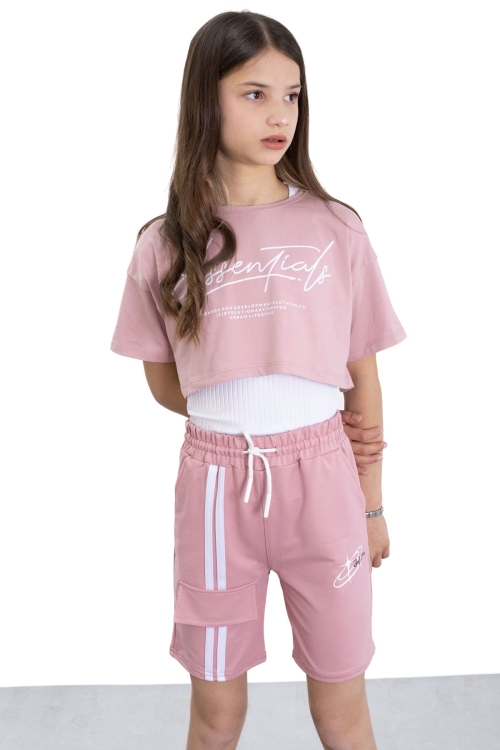 Koyu Kız Çocuk Şort 20751