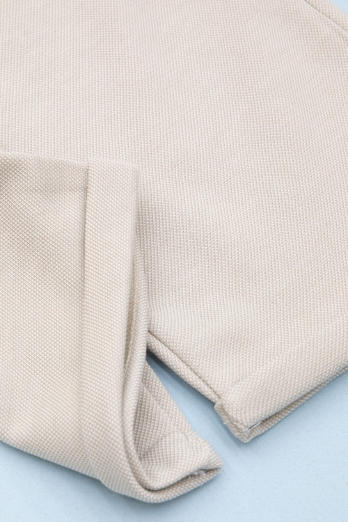 Krem Beli Lastikli Jogger Kumaş Basic Erkek Çocuk Şort 21159