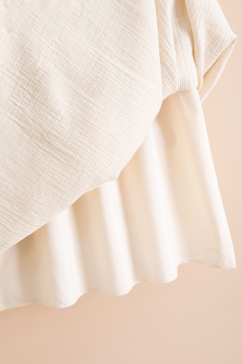 Pembe Kalp Desenli Fiyonklu Kısa Kol Kız Çocuk Müslin Elbise 20775