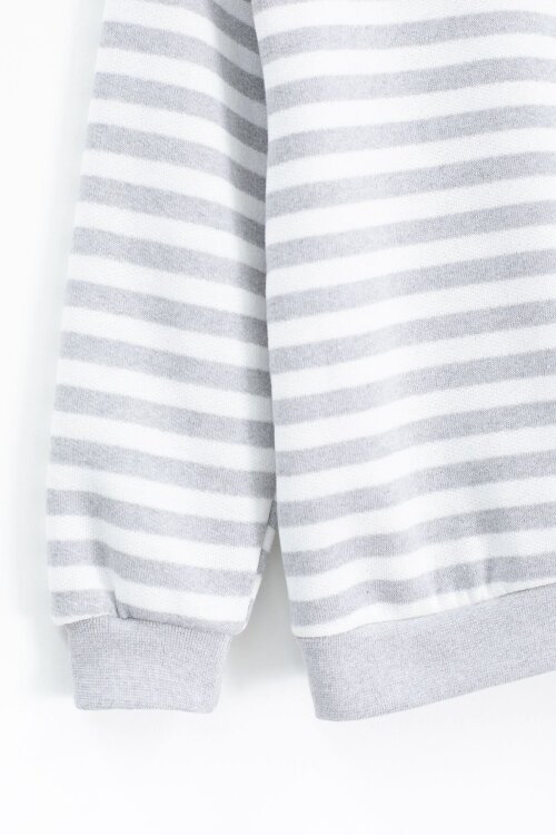 Gri Erkek Çocuk Şardonlu Ayıcık Nakışlı 2li Takım 22701