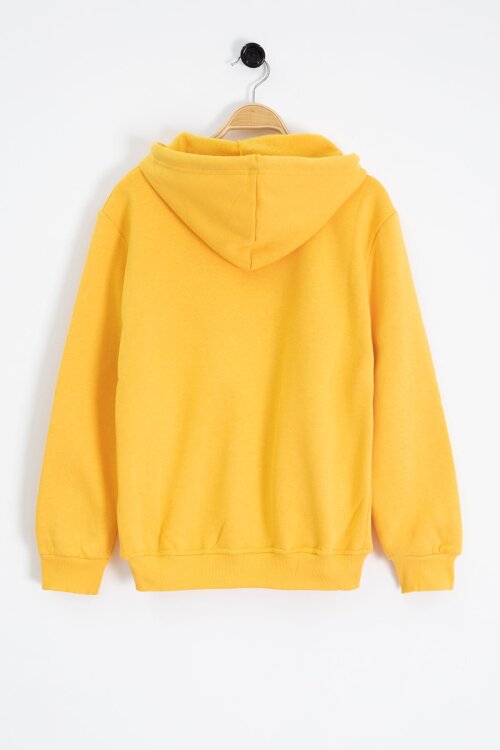 Hardal Keep Ready Polarlı Erkek Çocuk Kapüşonlu Sweatshirt 22717