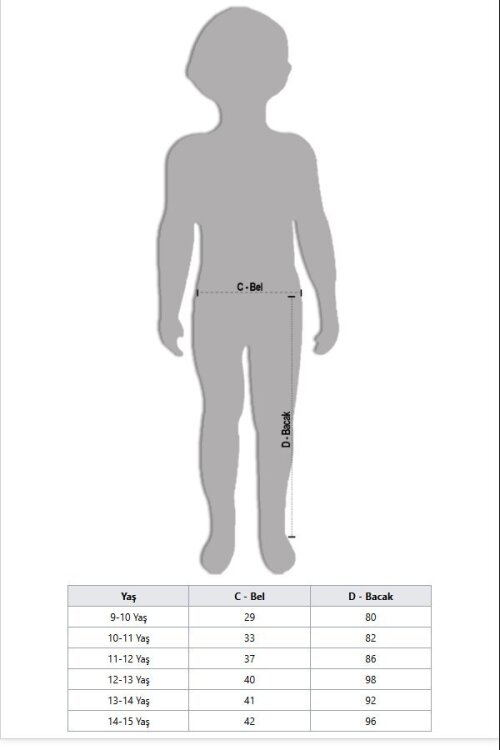 Kahve Önü Şeritli Geniş Paça Şardonlu Kız Çocuk Basic Eşofman Altı 21274