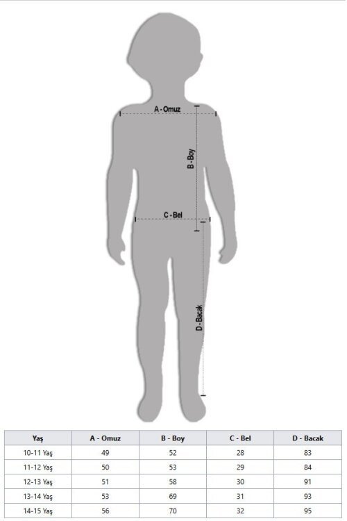 Kırmızı Kargo Cepli Kız Çocuk Logolu İkili Takım 19869