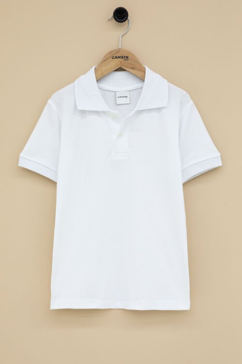 Kız Çocuk Polo Yaka Kısa Kollu 2li Okul Tişörtü 21413