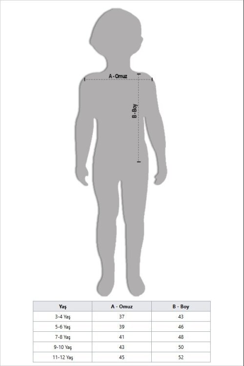 Mavi Yazı Nakışlı Bisiklet Yaka Erkek Çocuk Şardonlu Sweatshirt 23246