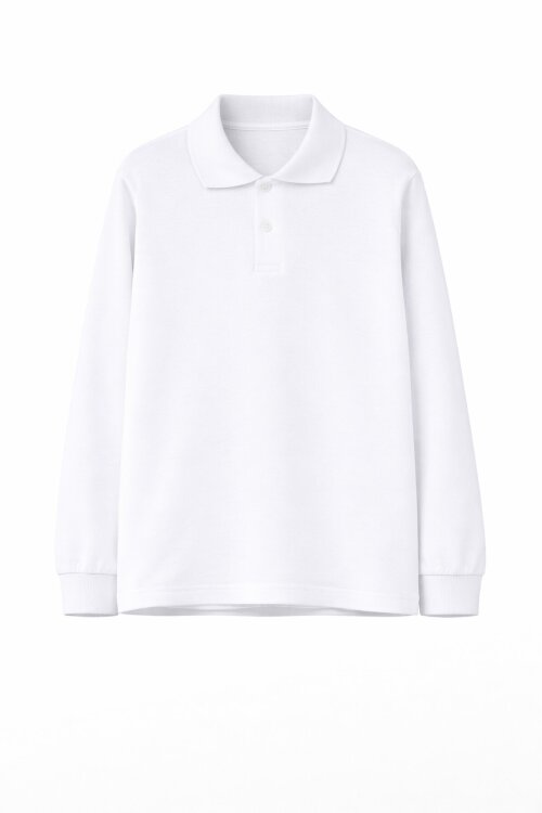 Erkek Çocuk Polo Yaka Uzun Kollu 2li Okul Tişörtü 22714
