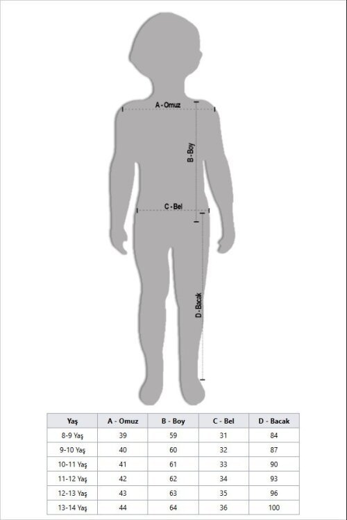 İndigo Kalp İşlemeli Gömlekli Geniş Paça Pantolonlu Kız Çocuk Gabardin Takım 23555