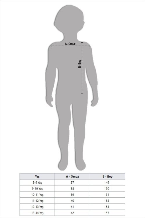 İndigo Sırtı Düğme Detaylı Kız Çocuk Gabardin Kumaş Ceket 23576