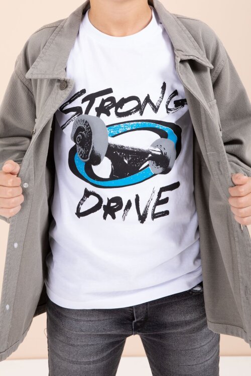 Kahverengi Düğmeli Cepli Gömlekli Jean Pantolonlu Erkek Çocuk 3lü Takım 23636