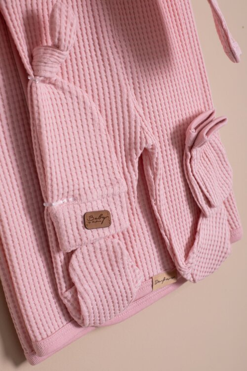 Pembe Kız Bebek Petekli 7li Hastane Çıkışı Seti 23333