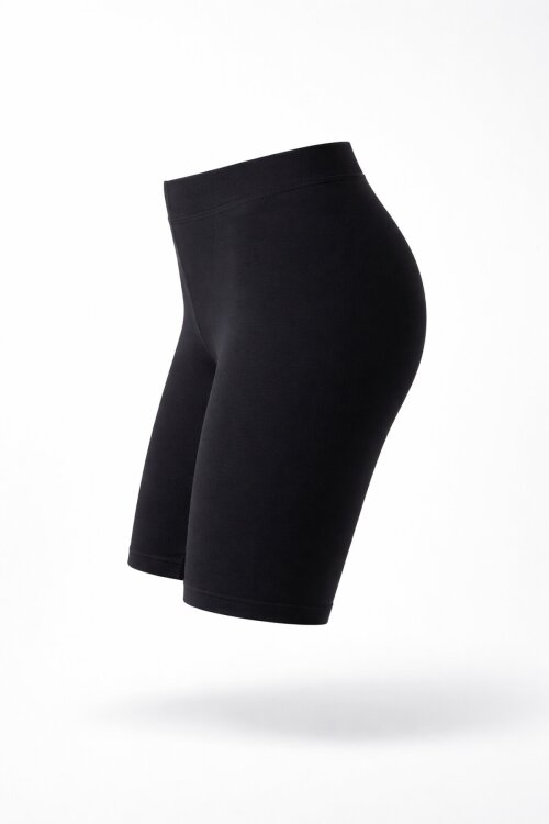 Siyah Beli Lastikli Kız Çocuk Şort Tayt 18172