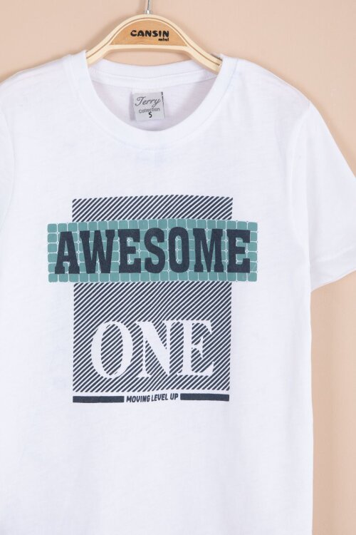 Siyah Uzun Kol Düğmeli Gömlekli Tişörtlüi Erkek Çocuk 3lü Pantolonlu Takım  23755