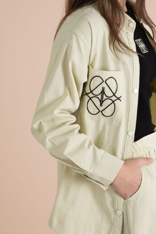 Yeşil Nakışlı Gömlekli Badili Kız Çocuk 3lü Pantolonlu Takım 23560