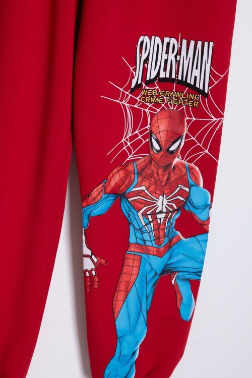 Mavi Erkek Çocuk Örümcek Adam Baskı Eşofmanlı Tişörtlü 2li Takım 23987