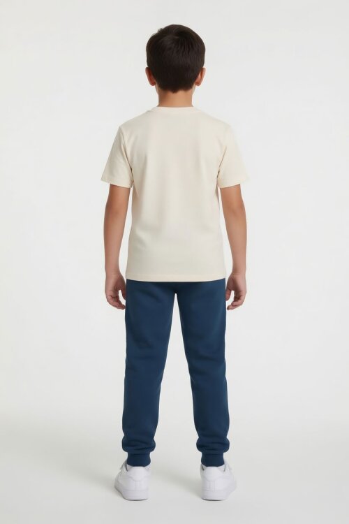 Mavi Kaykaycı Karakter Baskılı Tişörtlü Erkek Çocuk Eşofman Takım  23910