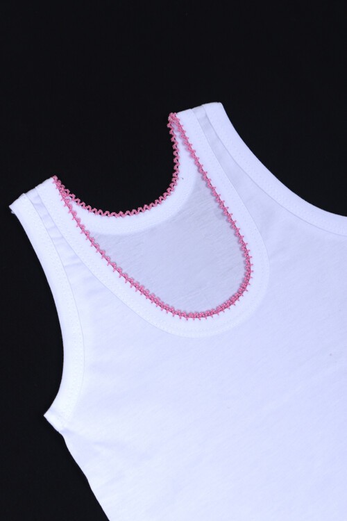 Kız Bebek Beyaz Nakışlı 18-24 Ay 2li Çamaşır Takım 322-11