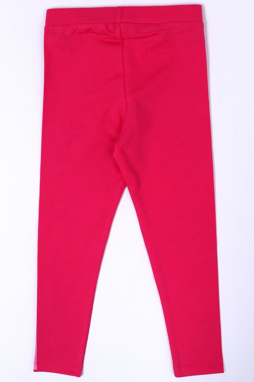 Kız Çocuk Fuşya Really Fare Baskı 1-8 Yaş Tayt 3126-2
