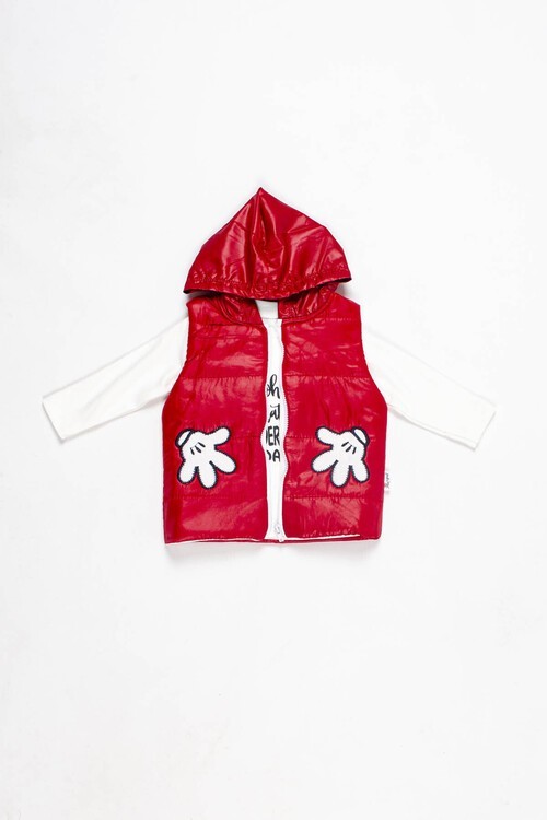 Erkek Bebek Nakışlı 3lü Takım 6-18 Ay 13690