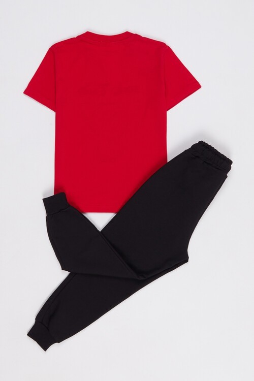 Erkek Çocuk Squid Game Nakışlı Yazlık Takım 1-8 Yaş 13810