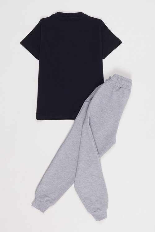 Erkek Çocuk Squid Game Nakışlı Yazlık Takım 1-8 Yaş 13810