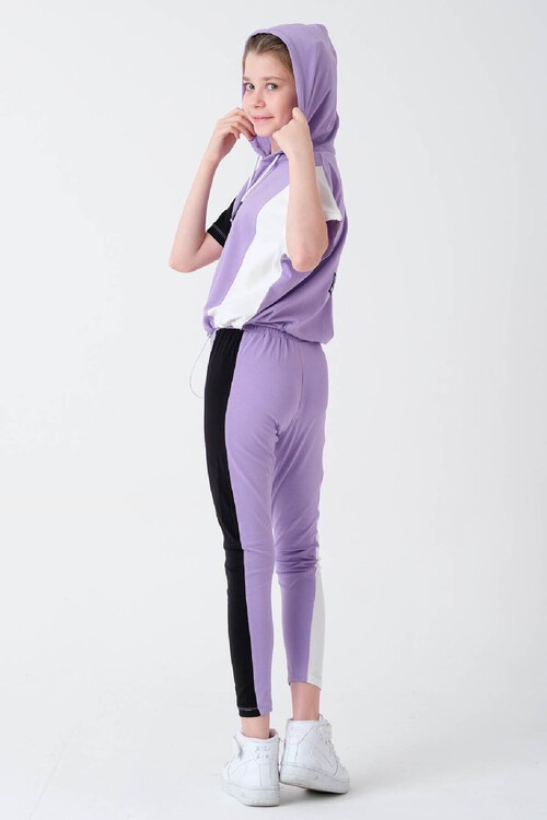 Kız Çocuk Baskılı Oversize Yazlık Takım 9-14 Yaş 13762