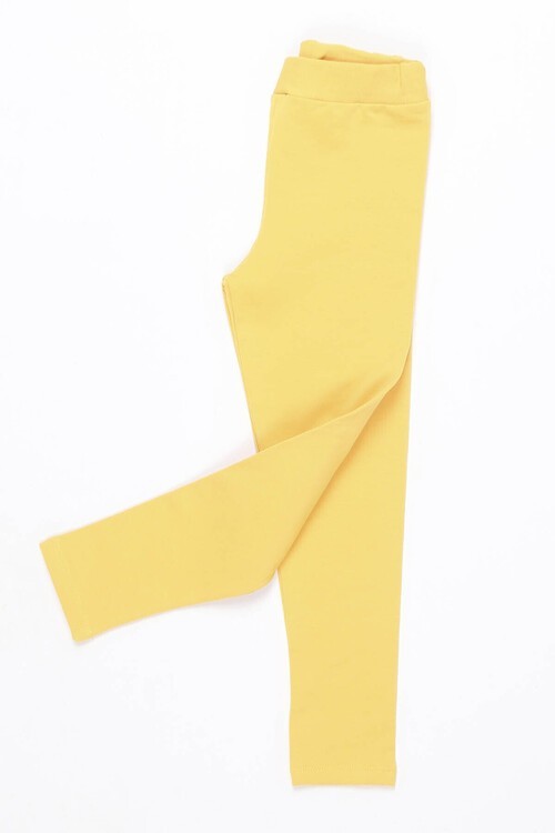 Kız Çocuk Gülen Yüz Baskılı Tayt 1-8 Yaş 13648