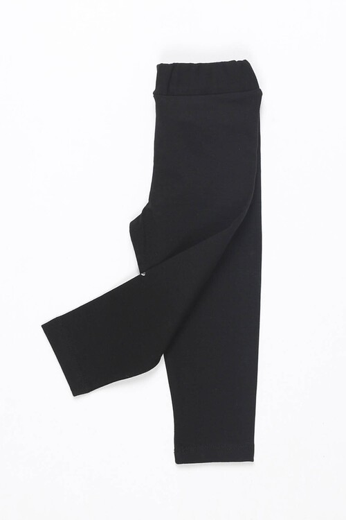 Kız Çocuk Gülen Yüz Baskılı Tayt 1-8 Yaş 13648