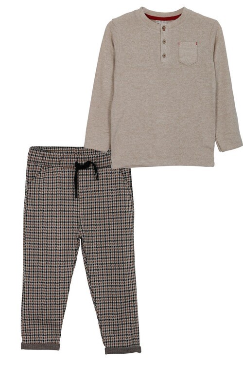 Erkek Bebek Cep Detaylı Takım 14113