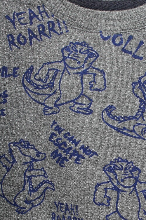 Erkek Bebek Timsah Baskılı Takım 14074