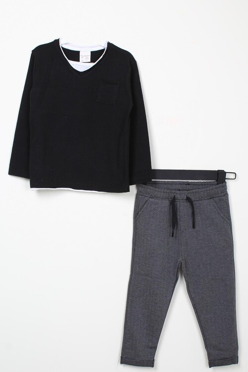 Erkek Bebek V Yaka Takım 14109