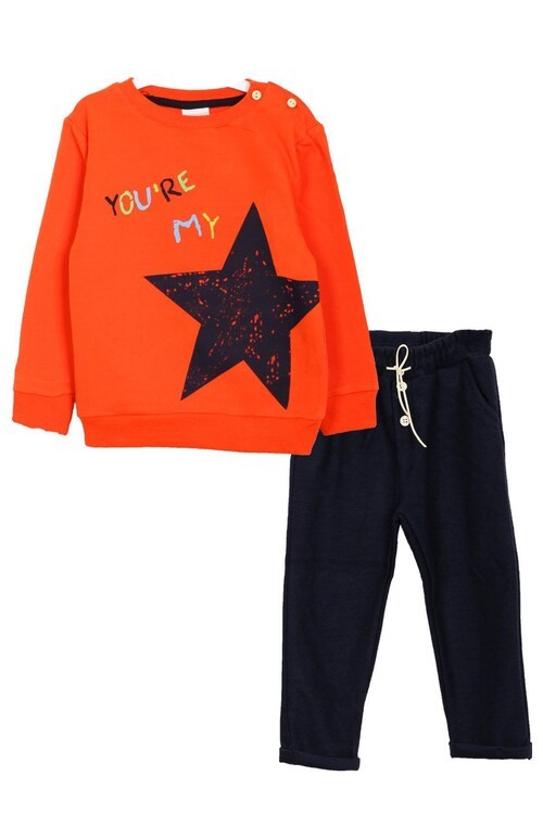 Erkek Bebek Youre My Yazı Baskılı Takım 14079