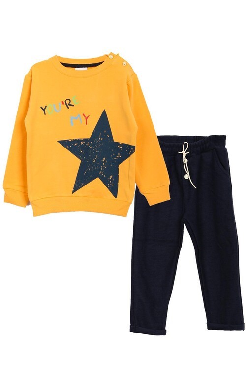 Erkek Bebek Youre My Yazı Baskılı Takım 14079