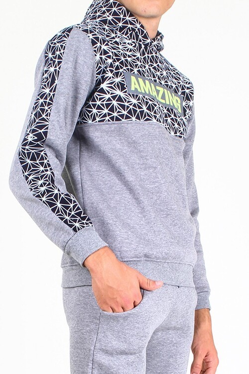 Erkek Çocuk Amazing Baskılı Sweatshirt 8-12 Yaş 14038