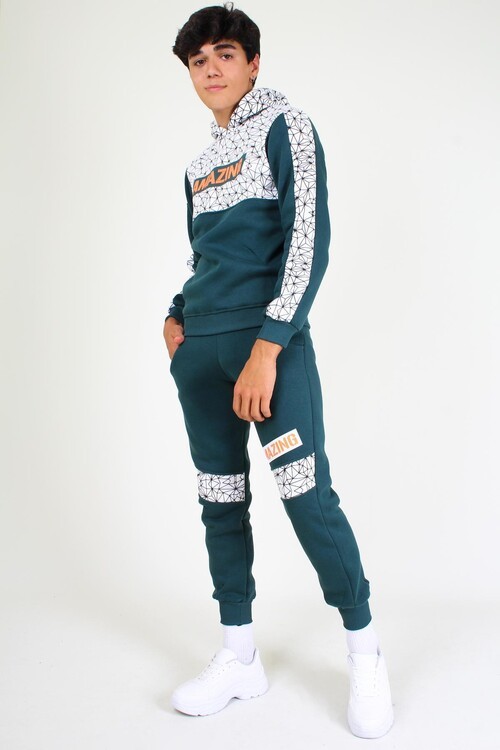 Erkek Çocuk Amazing Baskılı Takım 4-10 Yaş 14040